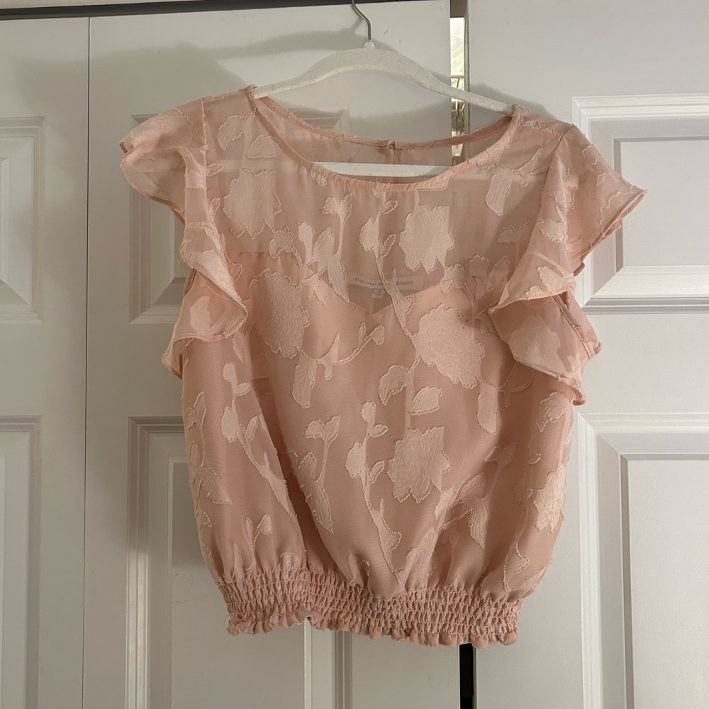 Cupcakes & Cashmere Pink Blouse